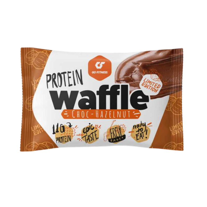 GO FITNESS Protein Waffle Choc - Hazelnut (50g)