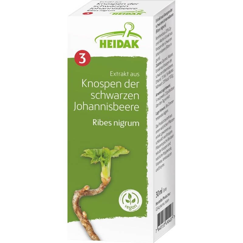 HEIDAK Knospe Johannisbeere Ribes nigrum Glycerin Mazerat (30ml)