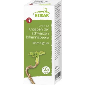 HEIDAK Knospe Johannisbeere Ribes nigrum Glycerin Mazerat (250ml)