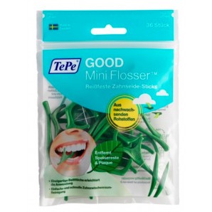 TePe GOOD Mini Flosser Zahnseide Sticks (36 Stk)