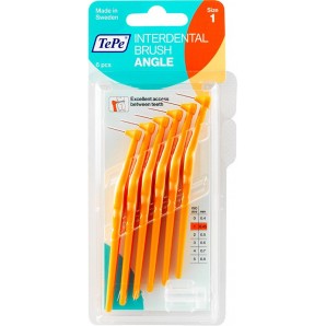 TePe Angle Interdental Brush 0.45mm orange (6 Stk)