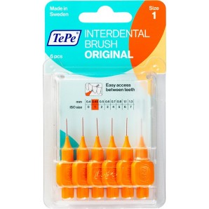 TePe Interdental Brush 0.45mm orange (6 Stk)