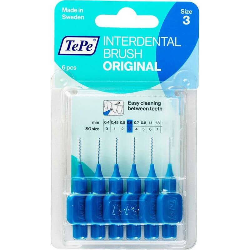 TePe Interdental Brush 0.6mm blau (6 Stk)
