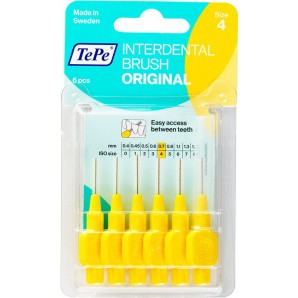 TePe Interdental Brush 0.7mm gelb (6 Stk)