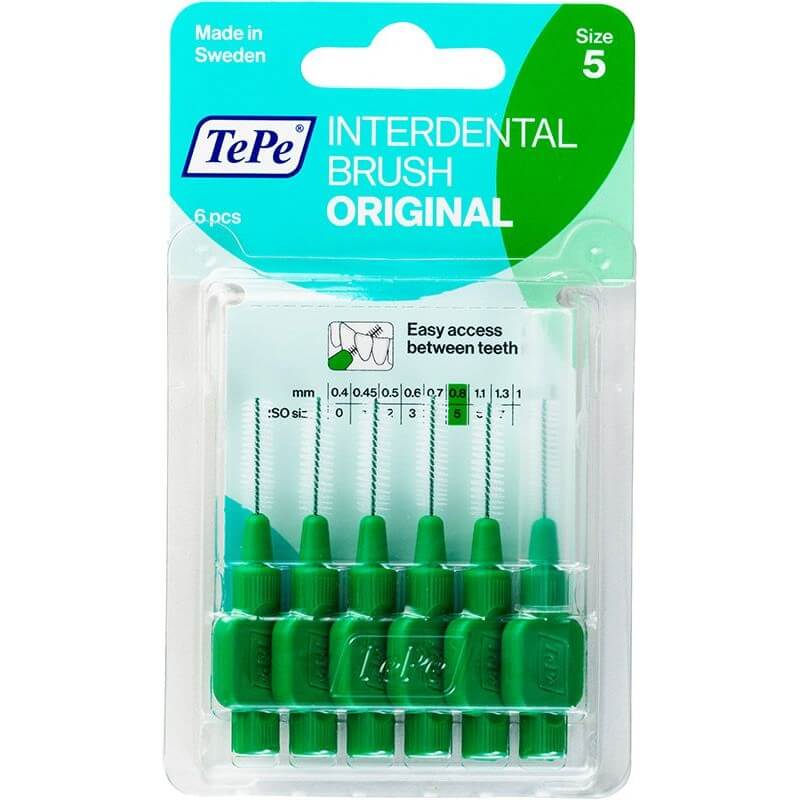 TePe Interdental Brush 0.8mm grün (6 Stk)