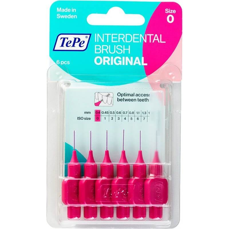 TePe Interdental Brush 0.4mm pink (6 Stk)