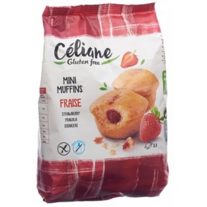 Céliane Mini-Muffins Erdbeer glutenfrei (210g)