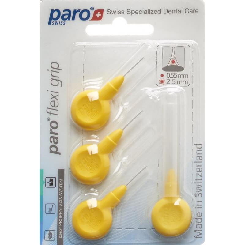 Paro Flexi Grip xx-fein gelb 2.5mm zylindrisch (4 Stk)