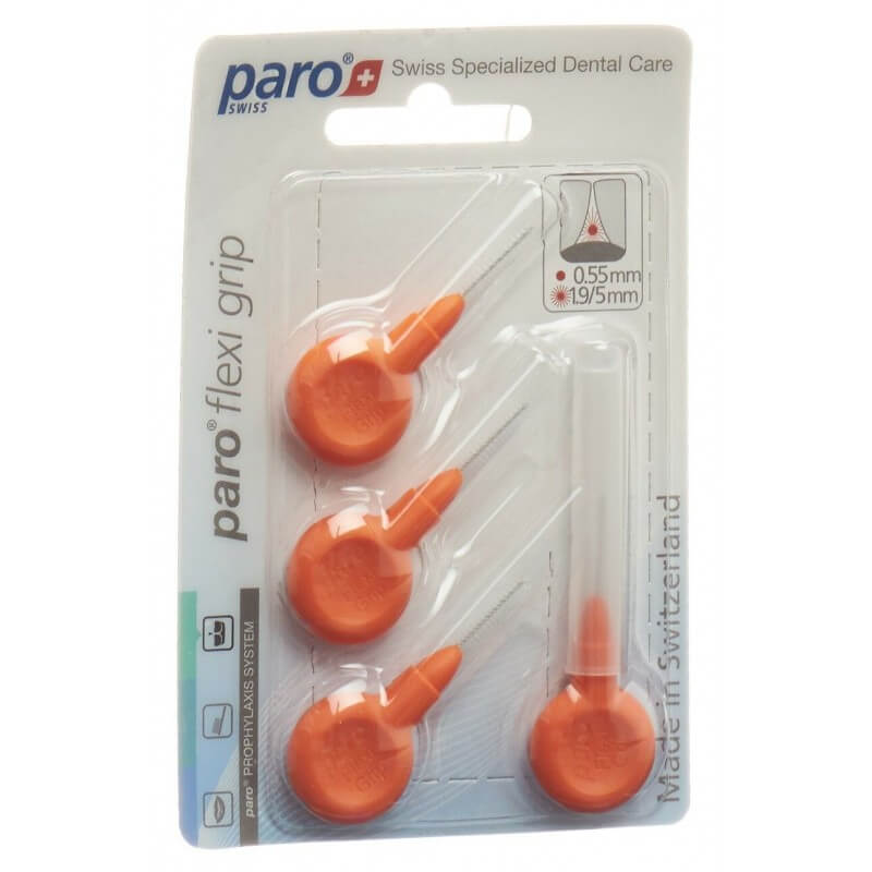 Paro Flexi Grip x-fein orange 1.9/5mm konisch (4 Stk)