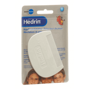 HEDRIN head louse detector made of plastic louse comb