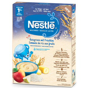 Buy Nestle Milk Porridge Raspberry, Banana & Whole Grain Cereals 6M (450g)