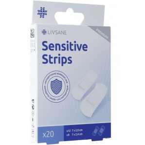 Livsane Premium Sensitive Pflaster Strips (20 Stk)