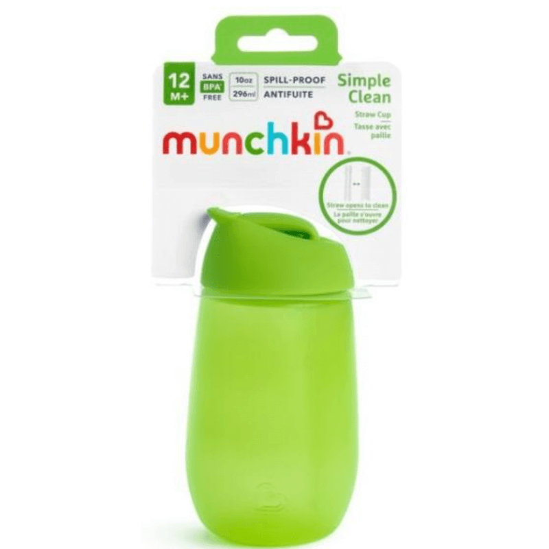 munchkin Simple Clean Trinkhalm Flasche (296ml)