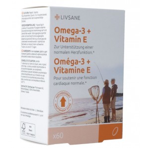 Livsane Omega 3 + Vitamin E...
