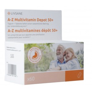 Livsane A-Z Multivitamin Depot 50+ (60 Stk)
