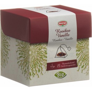 morga Rooibos-Vanilla-Tee Bio Pyramide (15 Stk)