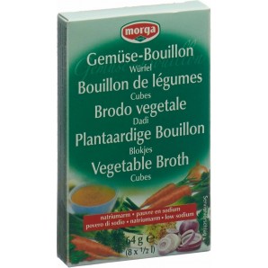 morga Gemüse-Bouillon Würfel Nat-arm (8 Stk)