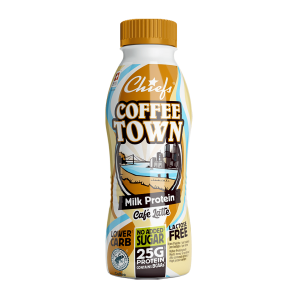 Chiefs Milk Protein Coffee Town Café Latte (8x330ml)
