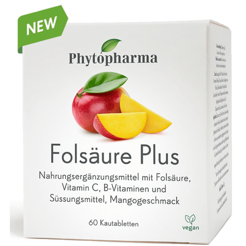 Phytopharma Folsäure Plus Kautabletten (60 Stk)