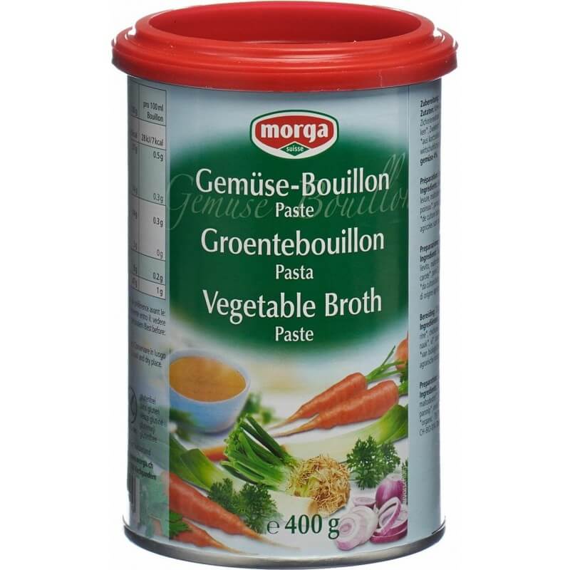 buy morga vegetable broth paste can (400g) | Kanela