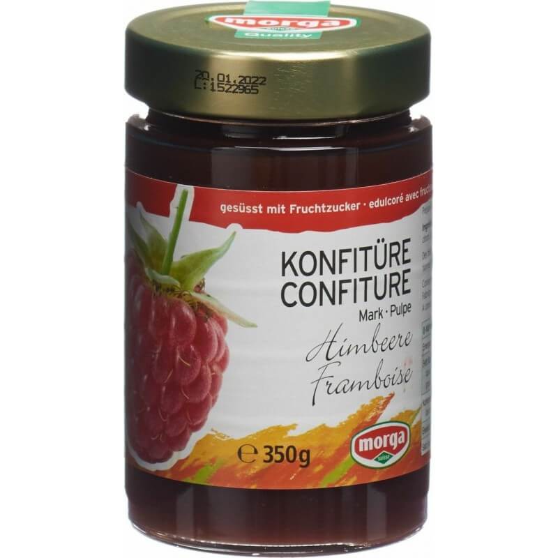 morga Himbeermark-Konfi mit Fruchtzucker (350g)