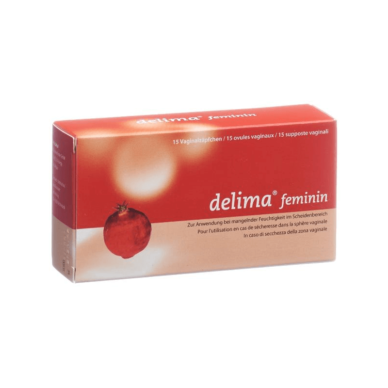 delima feminin suppositoires vaginaux (15 pièces)