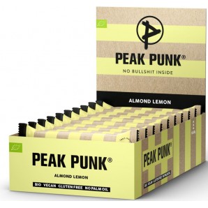 PEAK PUNK Bio Energy Bar Almond & Lemon (15x38g)