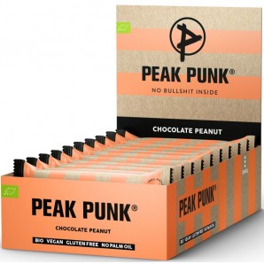 PEAK PUNK Organic Protein Bar Chocolate (15x38g)