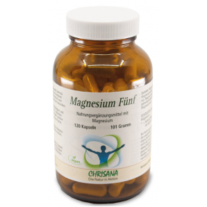 CHRISANA Magnesium Fünf Kapseln (120 Stk)