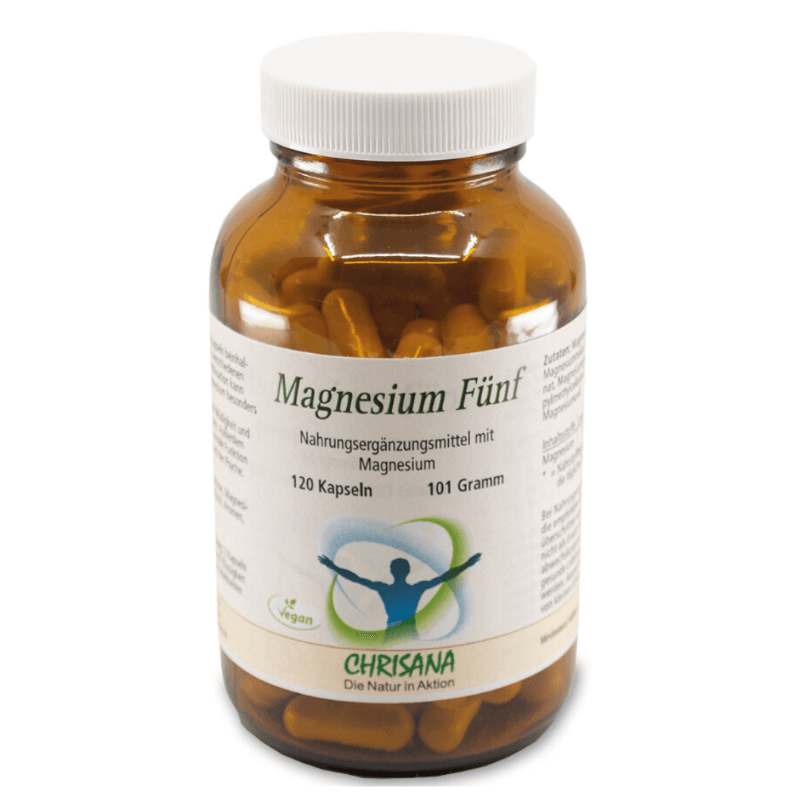 CHRISANA Magnesium Fünf Kapseln (120 Stk)