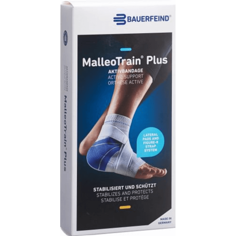 MalleoTrain Plus Aktivbandage Grösse 3 links titan (1 Stk)