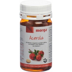 morga Acerola mit Vitamin C Tabletten (80 Stk)
