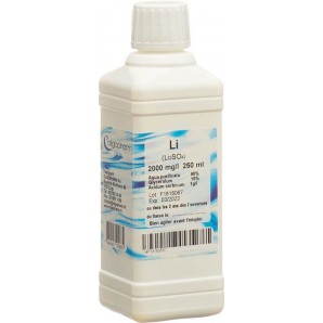 Oligopharm Lithium Lösung 2000 mg/l (250ml)