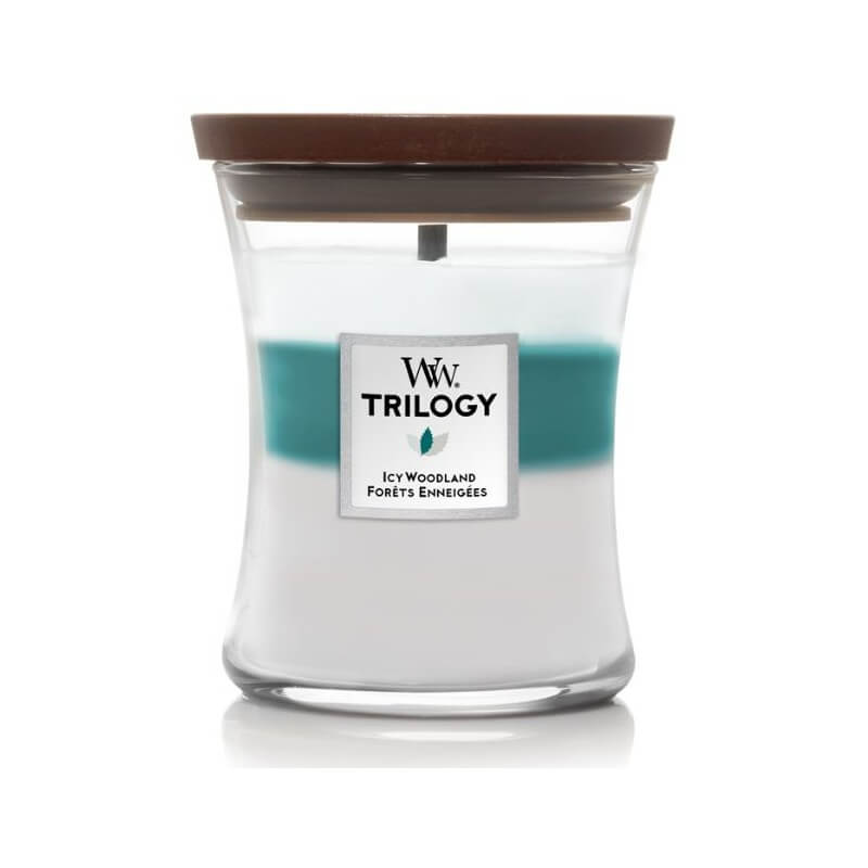WoodWick Icy Woodland Trilogy Medium Jar (1 Stk)