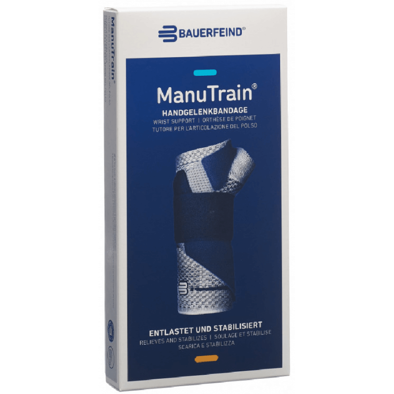 ManuTrain Aktivbandage Grösse 5 rechts titan (1 Stk)