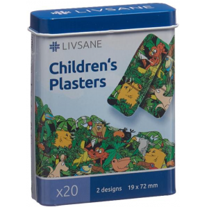Livsane Children plaster Jungle Animals (20 pcs)