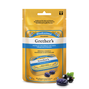 Grether's Blackcurrant Pastillen zuckerfrei + 20g gratis (100g)
