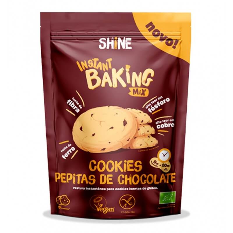 Shine Instant Baking Mix Cook Schokoladen Chips BIO (300g)
