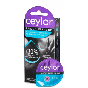 Ceylor Kondome Large Super Glide (9 Stk)