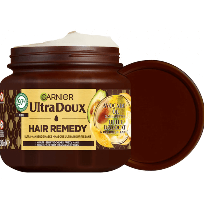 GARNIER Ultra Doux Hair Remedy Avocado Öl & Sheabutter Maske (340ml)