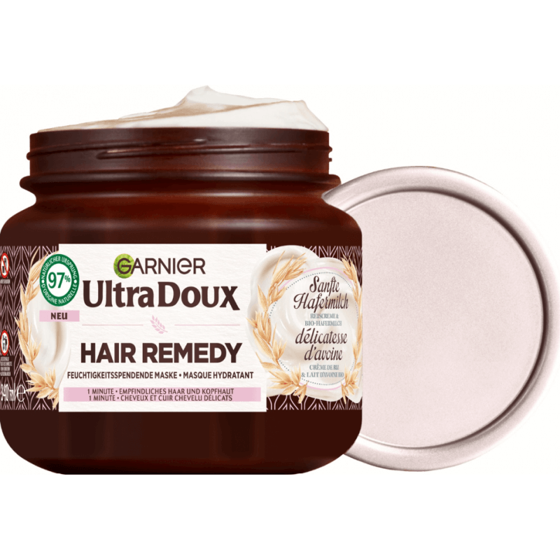 GARNIER Ultra Doux Hair Remedy Sanfte Hafermilch Maske (340ml)