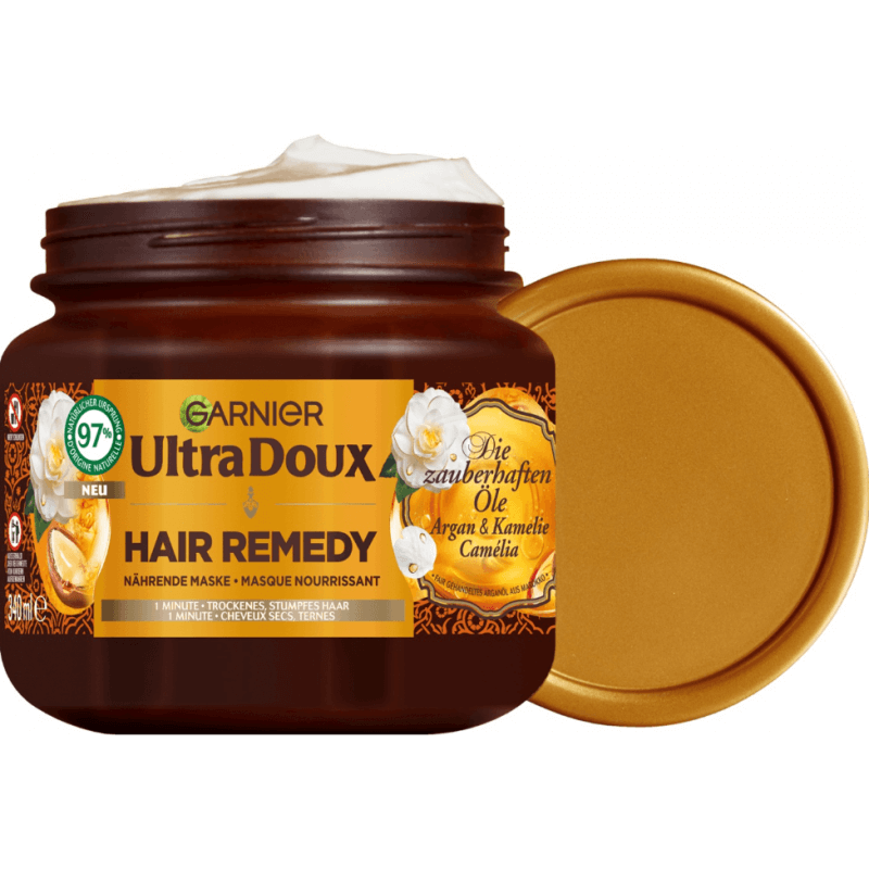 GARNIER Ultra Doux Hair Remedy Argan- & Camelia Öl Maske (340ml)