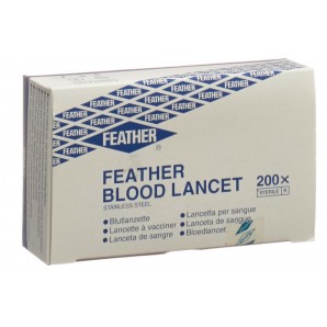 Feather blood lancets...