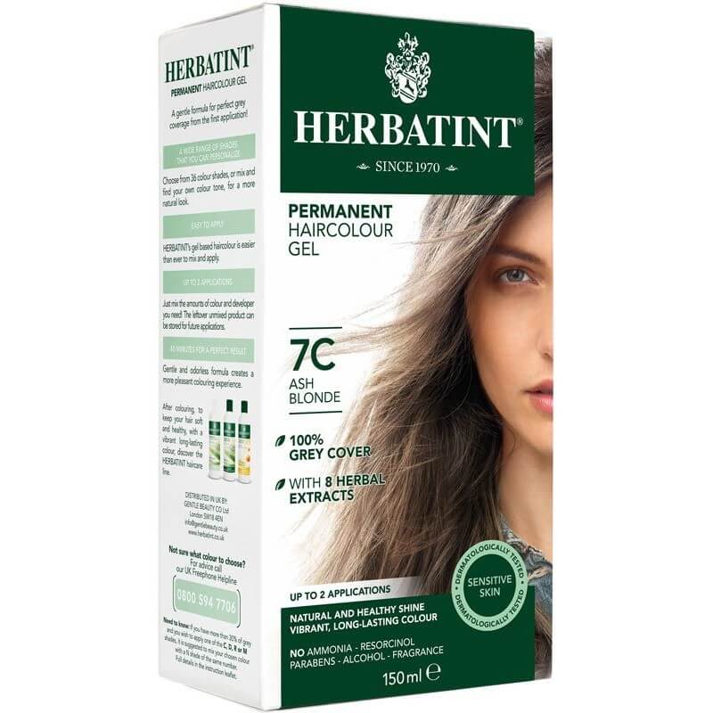 Herbatint Permanent Hair Dye - 7M Mahogany Blonde - 150ml - Herbatint