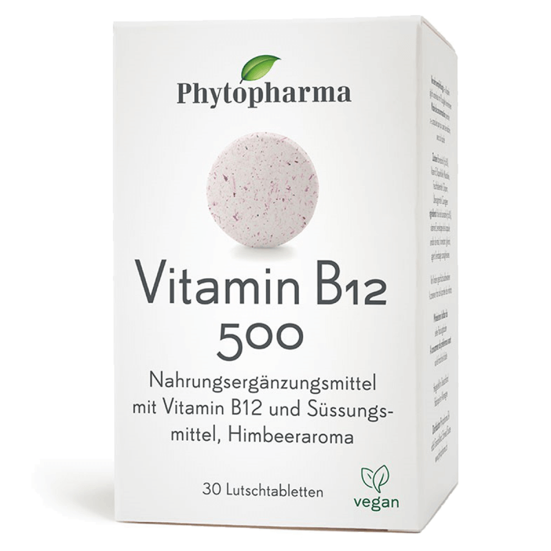 Phytopharma Vitamin B12 500 mcg Lutschtabletten (30 Stk)
