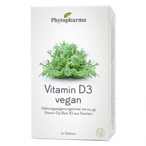 Phytopharma Vitamin D3 Tabletten vegan (60 Stk)
