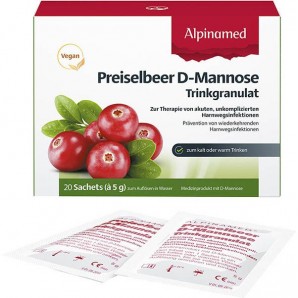 Alpinamed Granules à boire Cranberry D-Mannose (20x5g)