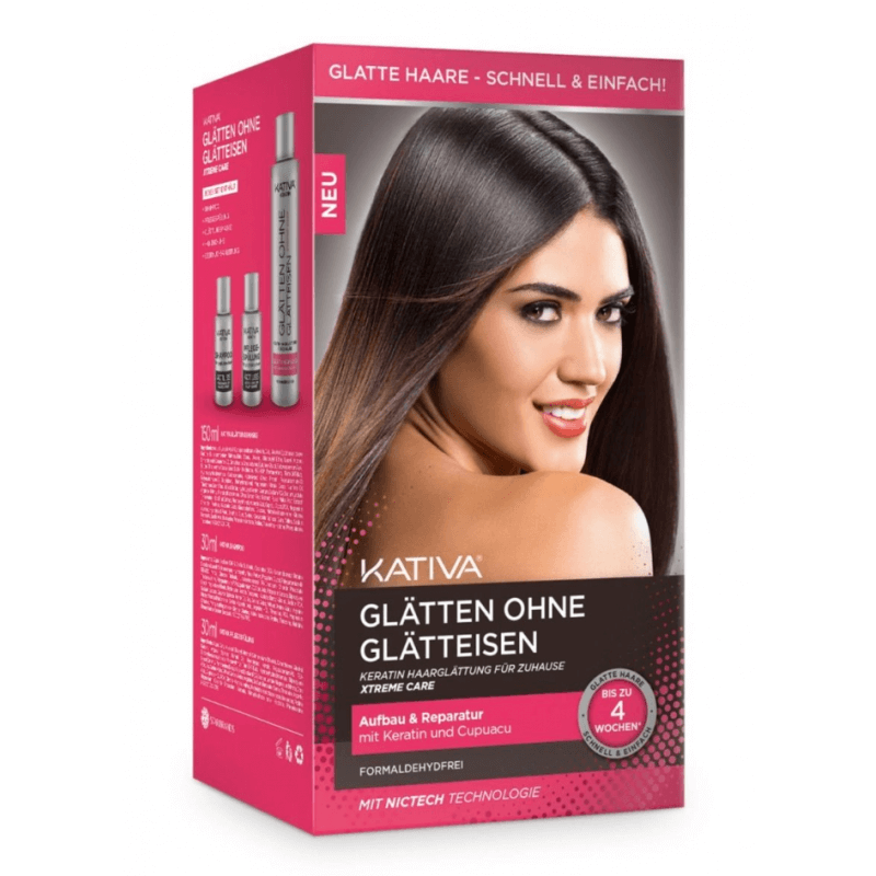 Kativa Xtreme Care Haarglättung ohne Glätteisen (1 Stk)