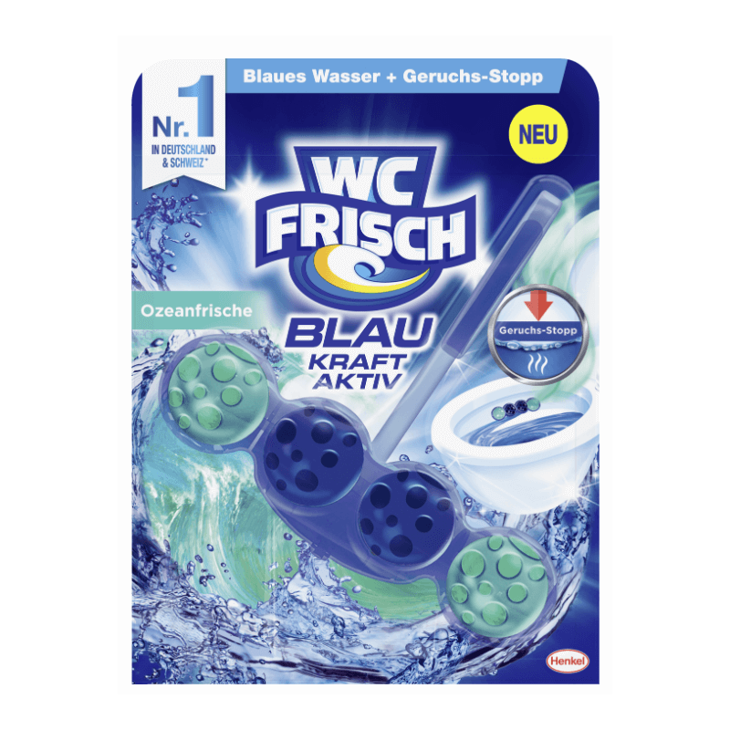 WC-Frisch Blau Kraft Aktiv Ozean (50g)