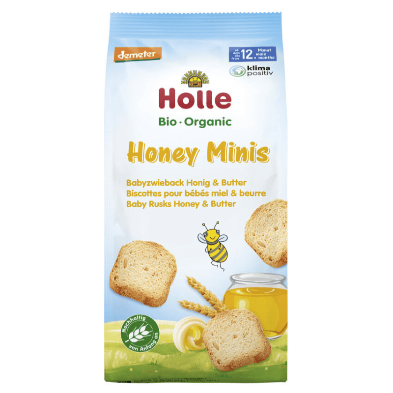 Holle Bio Honey Minis Babyzwieback (100g)
